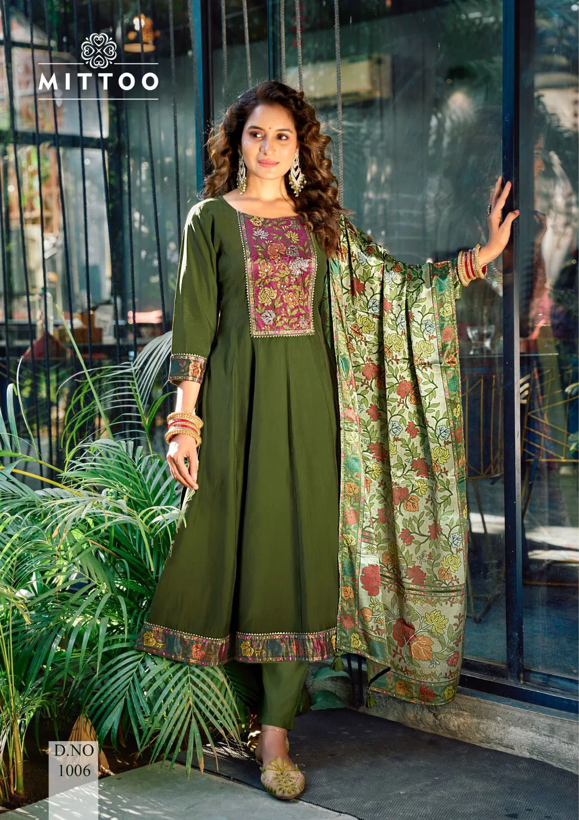 Muskaan By Mittoo Modal Silk Kurti With Bottom Dupatta Suppliers In India